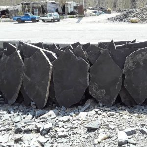 فروش سنگ لاشه سنگ ورقه ای سنگ مشکی میگون