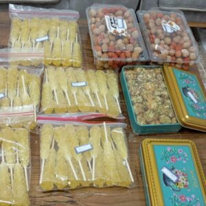 کشمش بادام زمینی تخمه خرماتنقلات وغیره