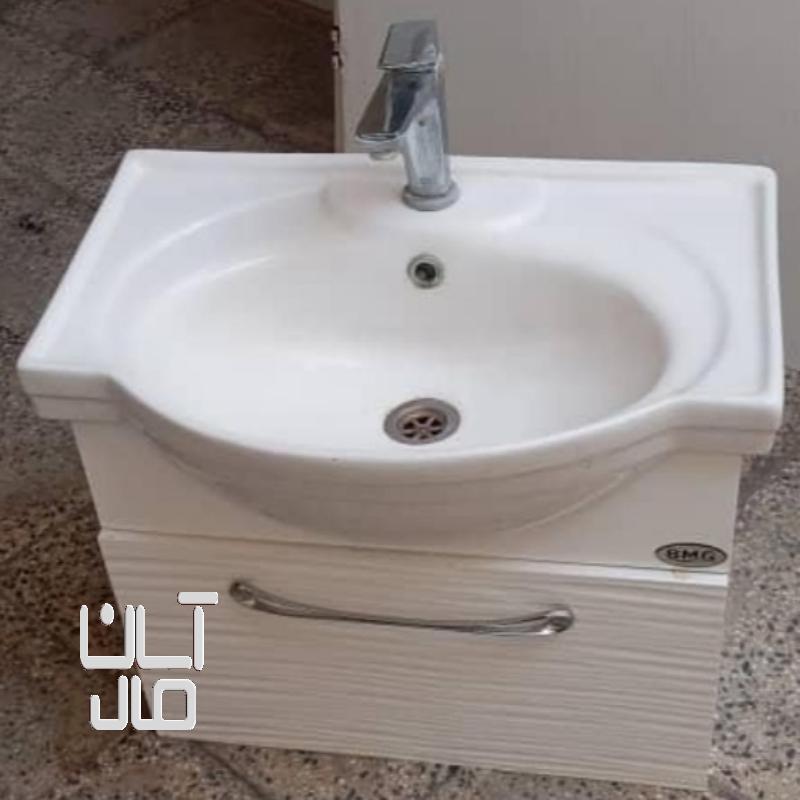 روشویی کابینتی همراه شیر