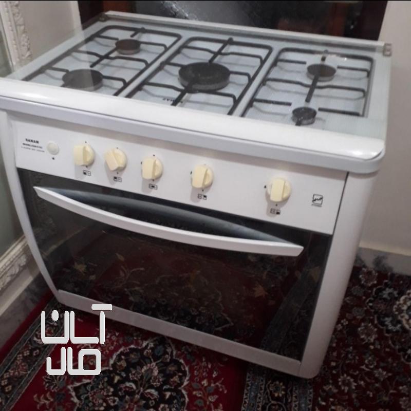 اجاق گاز ۵شعله طرح فر