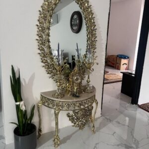 آینه کنسول وشمعدان