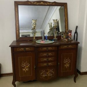 آینه کنسول چوبی