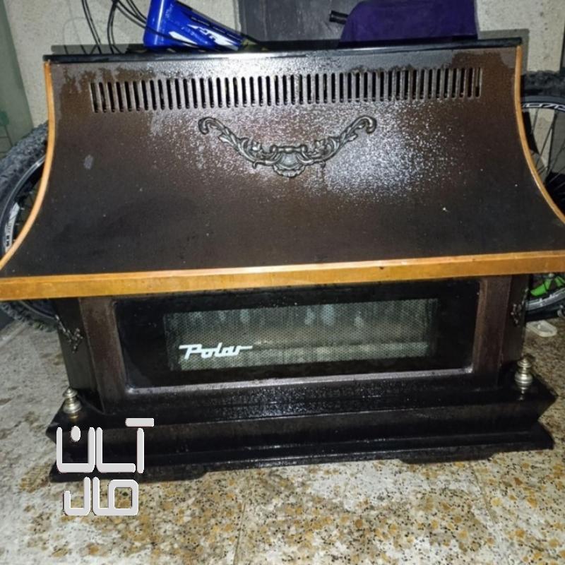 بخاری گازی طرح شومینه