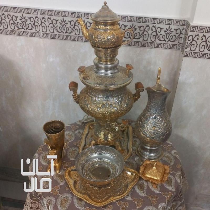 سرویس سماور برنجی